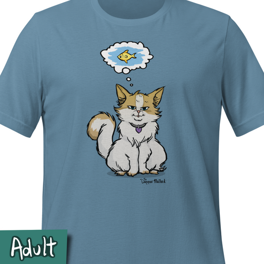 Fifi the Long-haired Cat | Adult Tee