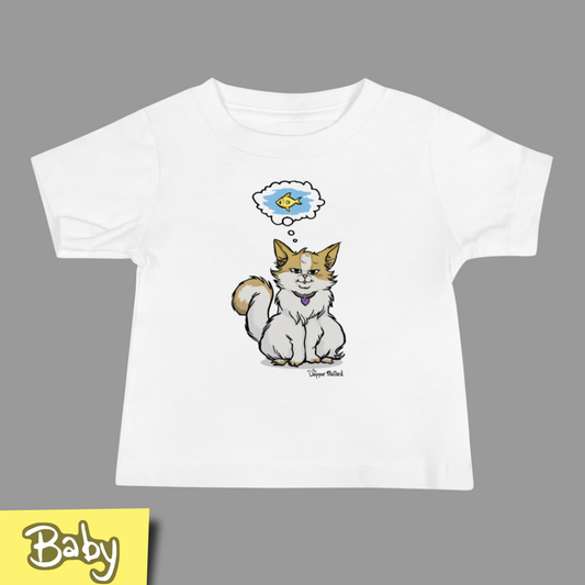 Fifi the Long-haired Cat | Baby Tee