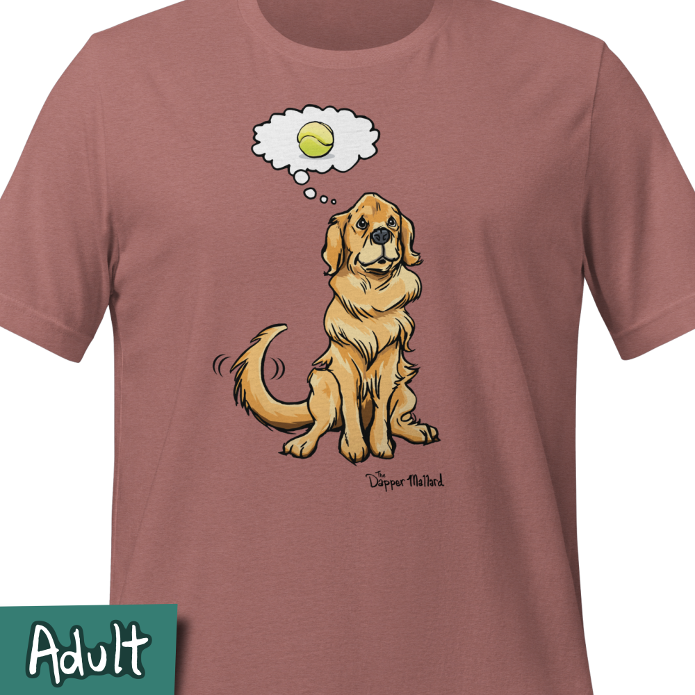 Gus the Golden Retriever | Adult Tee