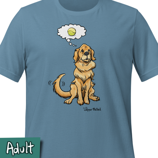 Gus the Golden Retriever | Adult Tee