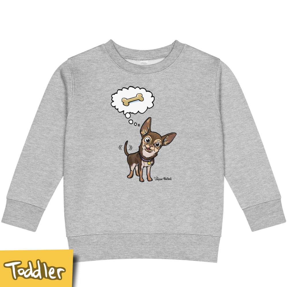 Roxy the Chihuahua | Toddler Crew Neck Sweatshirt