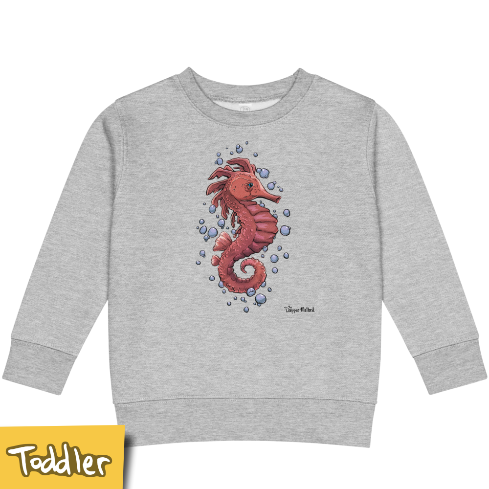 Seahorse | Toddler Crew Neck Sweatshirt